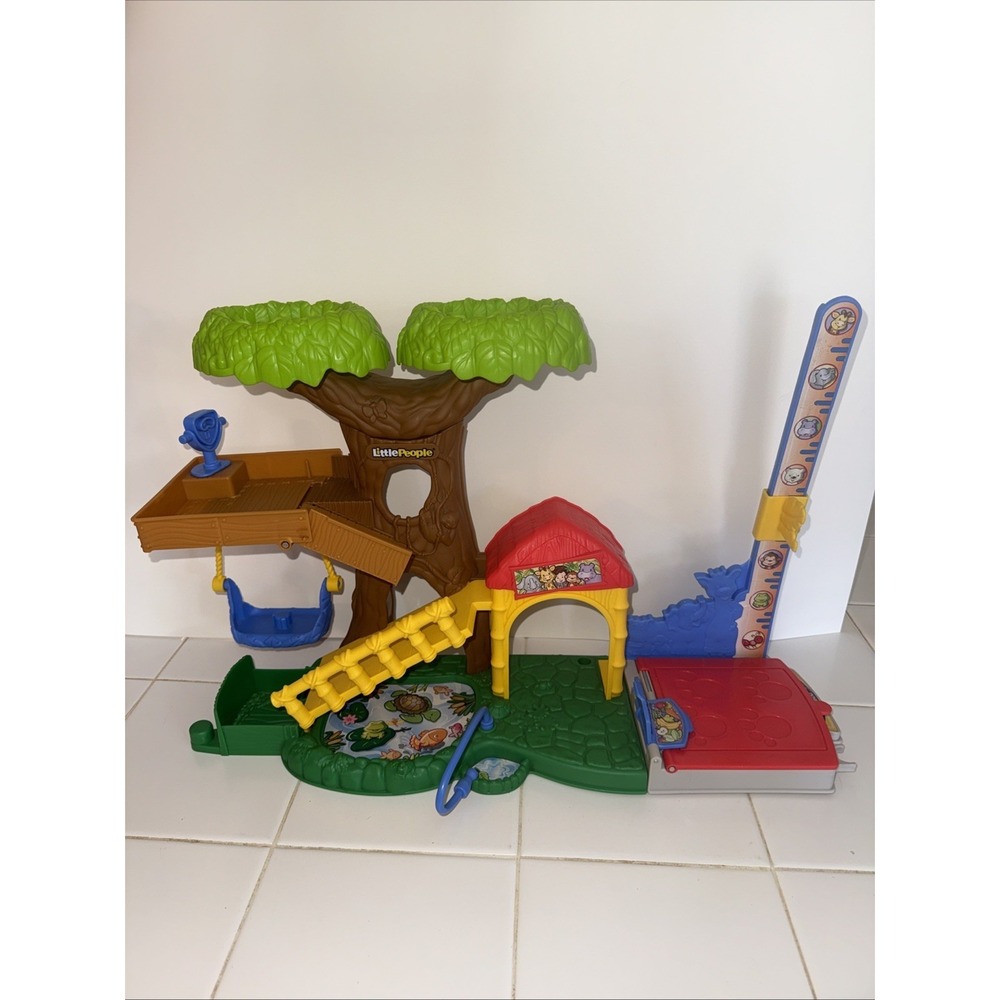 Fisher Price Little People Big Animal Zoo Treehouse Playset Toy Only